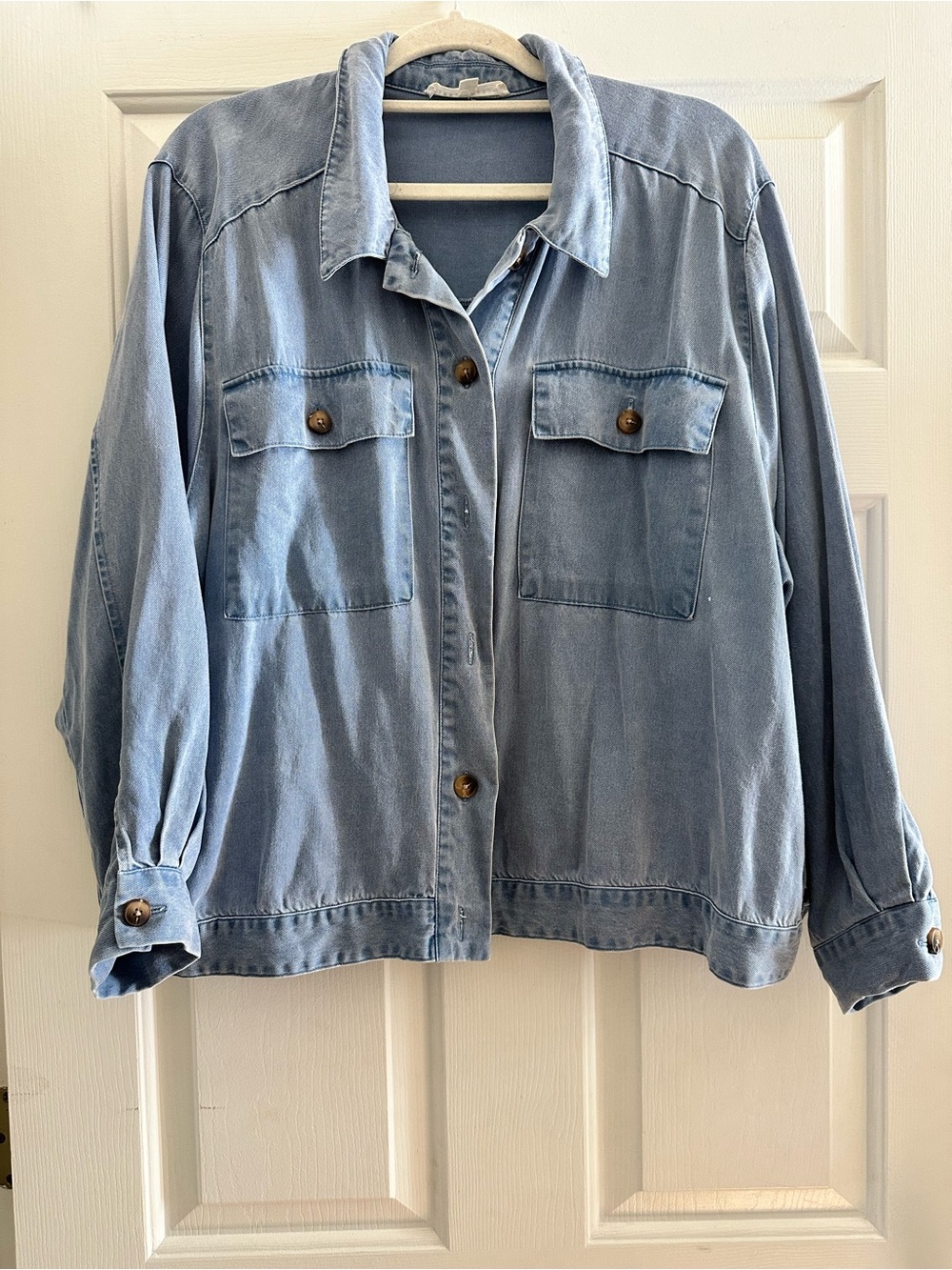 Jane and Delancey Light Blue Denim Jacket